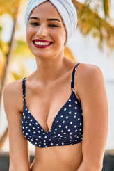 Rosa Faia Blue Dots Spacer-Bikini-Oberteil Maja
