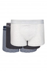 Seidensticker Relax Cotton Flex - Mehrpack Short Trunk striped, 3er-Pack
