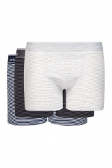 Seidensticker Relax Cotton Flex - Mehrpack Boxer Trunk striped, 3er-Pack