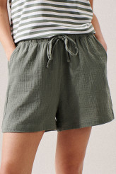 Seidensticker Loungewear M&M Shorts Woven Twill