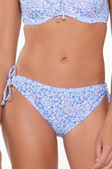 LingaDore Blue Paisley Bikini Slip zum binden
