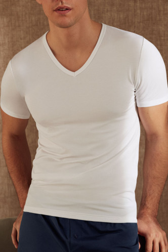 Abbildung zu Shirt, V-Ausschnitt (34007) der Marke Mey Herrenwäsche aus der Serie Serie Superior