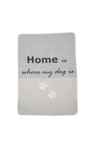 Abbildung zu Haustierdecke, Home is where my dog is (68219779) der Marke David Fussenegger aus der Serie Cats and Dogs