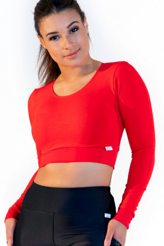 Abbildung zu Crop Top - red (FN1289) der Marke Calao aus der Serie Fitness