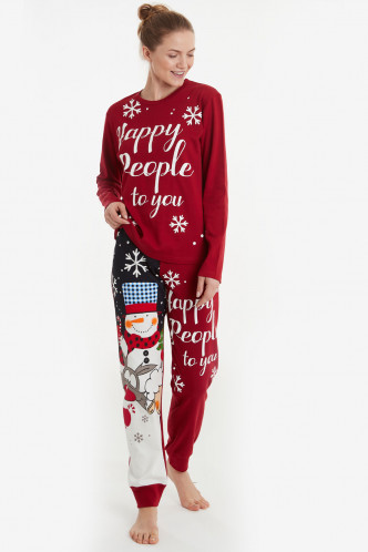 Abbildung zu Pyjama Girocollo Donna - Natale (5551) der Marke Happy People aus der Serie Natale