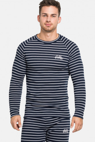 Abbildung zu Shirt langarm, warm Originals Eco Stripes (159272) der Marke Odlo aus der Serie Active Warm Eco