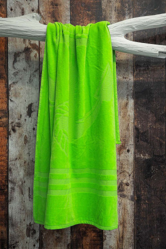 Abbildung zu Strandtuch apfelgrün (21BS1780-uni-AG) der Marke Easyhome aus der Serie Strandtücher