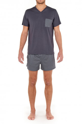 Abbildung zu Pyjama kurz Jaipur (402415) der Marke HOM aus der Serie Sleepwear 2022