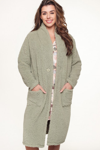 Abbildung zu Mantel Fluffy Fleece (6920) der Marke LingaDore aus der Serie Loungewear