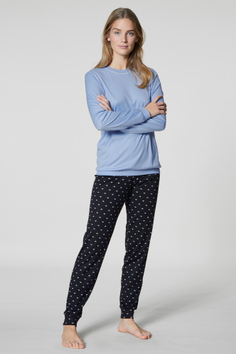 Abbildung zu Pyjama lang, mit Bündchen (43829) der Marke Calida aus der Serie Night Lovers