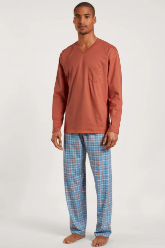Abbildung zu Pyjama lang redwood (44484) der Marke Calida aus der Serie Relax Imprint