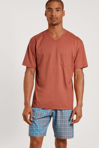 Abbildung zu Pyjama kurz redwood (44184) der Marke Calida aus der Serie Relax Imprint