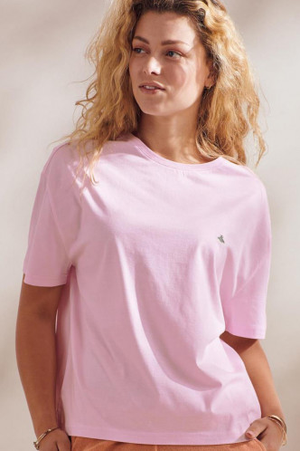 Abbildung zu Colette Uni Top Short Sleeve cherry (100969-575) der Marke ESSENZA aus der Serie Loungewear 2023