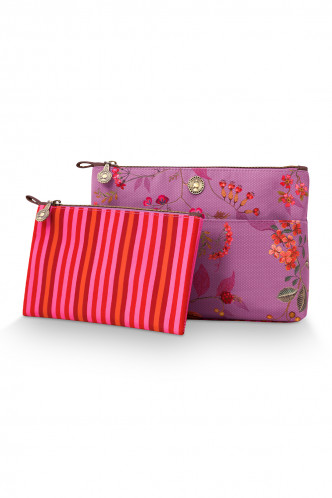 Abbildung zu Cosmetic Bag Combi Kawai Flower (51274228) der Marke Pip Studio aus der Serie Taschen