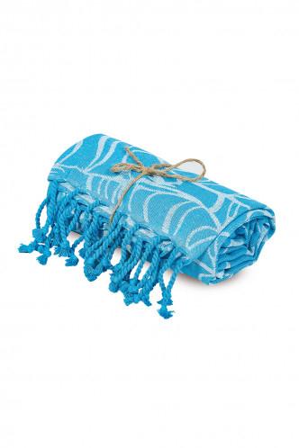 Abbildung zu Hamamtuch Eze blau (2306-eze-EZB) der Marke Easyhome aus der Serie Strandtücher
