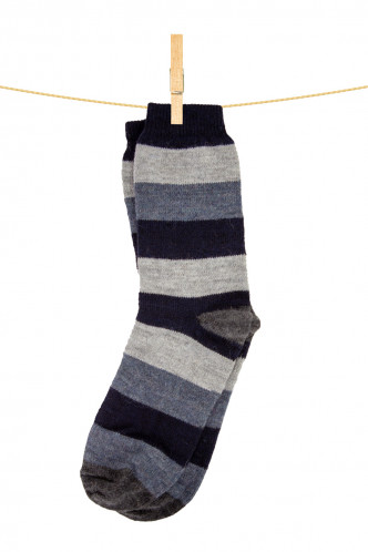 Abbildung zu Herrensocke Streifen Wolle (25661) der Marke Crönert aus der Serie Fashion V