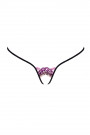 Lucky Cheeks Luxury String Edition The Bridge Sexy String Ouvert Purple